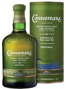 Виски Коннемара Питед Сингл Молт в подарочном тубусе 0,7 л