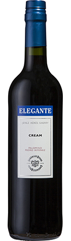  Херес Элеганте Гонсалес Биасс Крим белый сладкий 17% 0,75л