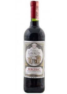  Вино Шато Лавад Бержерак красное сухое 0,75 л