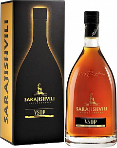 Коньяк Сараджишвили VSOP 0,7 в подарочной коробке