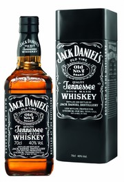 Виски Джек Дэниэлс 0,7л в металлической подарочной коробке