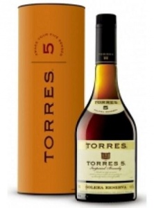Бренди Торрес 5 лет Солера Ресерва 0,7л в подарочной тубусе