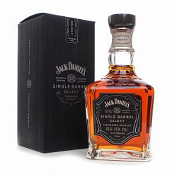Виски Джек Дэниэлс Сигнл Баррел в подарочной коробке 0,7 л