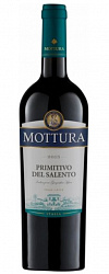  Вино Моттура Примитиво дель Саленто красное сухое 0,75 л