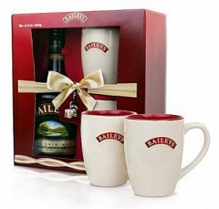 Ликер Бейлис 0,7л +2 чашки в подарочной коробке