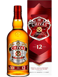 Виски Чивас Ригал 12 лет в коробке 0,5 л