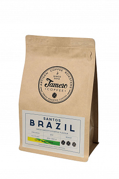 Кофе молотый Джамеро 100% Арабика (моносорт) Бразилия Сантос 225 г