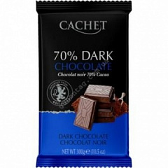 Шоколад черный Кашет 70% какао 300 г