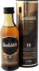 Виски Гленфиддик 18 лет 0,05 л