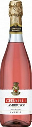  Вино игристое Кьярли Ламбруско розовое сладкое 0,75л