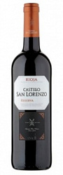  Вино Кастийо Сан Лоренцо Риоха Креанца красное сухое 0,75л