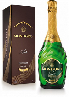  Вино игристое Мондоро Асти белое сладкое 0.75л в коробке