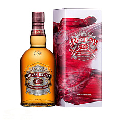 Виски Чивас Ригал 12 лет в металической коробке 0,75 л
