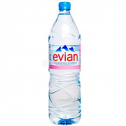 Вода Evian мінерал. 1,5л
