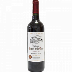  Вино Шато Жаке де ла Грав Бордо красное сухое 0,75 л