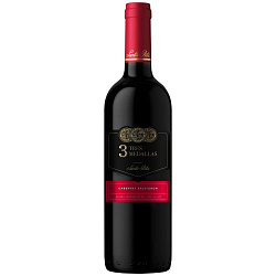  Вино Санта Рита Каберне Совиньон 3 Трес Медальяс  красное сухое 0,75 л