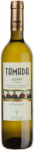  Вино Тамада Твиши белое полусладкое 0,75 л