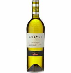  Вино Кальве Совиньон Блан белое сухое 0,75л