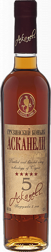 Коньяк Асканели 5 лет 0,5л