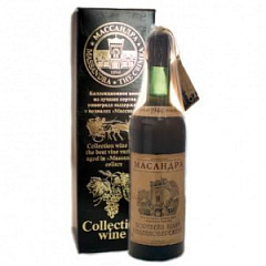  Вино Массандра Портвейн Белый Южнобережный 1944 г 0,75 л