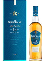 Виски Глен Грант 18 лет в подарочной коробке 0,7 л