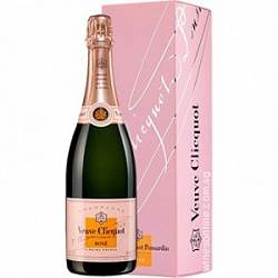  Шампанское Вдова Клико Брют Розе 0,75л в подарочной коробке