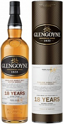 Виски Гленгойн 18 лет в подарочном тубусе 0,7 л