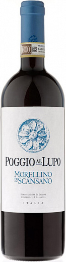  Вино Поджо аль Лупо Мореллино ди Сканзано красное сухое 0,75 л