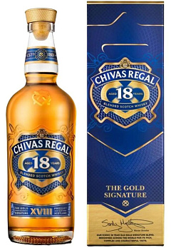 Виски Chivas Regal 18 Y.O. 1 L in gift box купить в Киеве и