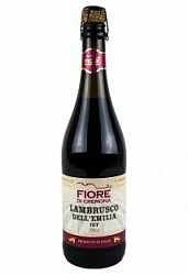  Вино игристое Фиоре ди Кремона Ламбруско Россо красное полусладкое 0,75 л