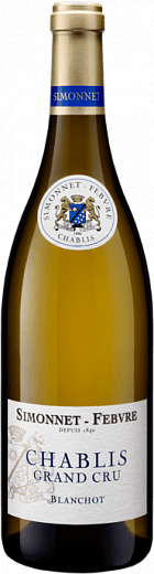  Вино Симонне Февр Шабли Гран Крю Бланшо белое сухое 0,75 л