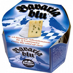 Сыр Бавария Блю с белой и голубой плесенью 70% 150 г
