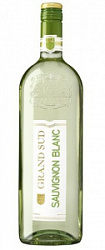  Вино Гран Сюд Совиньон Блан белое сухое 1,0 л