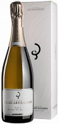  Шампанское Билькар-Сальмон Брют Блан де Блан Гран Крю 0.75 л в подарочной коробке