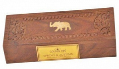 Чай черный Голден Типс Джамбо Чест Дарджилинг в деревяной коробке 200 г