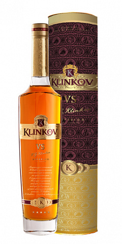 Коньяк Клинков ВС 5 лет выдержки 0.5 л в тубусе