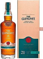 Виски Гленливет 21 летний в подарочной деревянной коробке 0,7 л