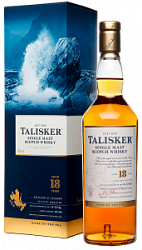 Виски Талискер 18 лет в подарочной коробке 0,7 л