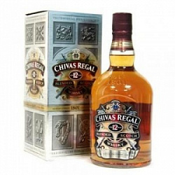 Виски Чивас Ригал 12 лет в коробке 0,75 л