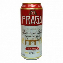 Пиво Прага Премиум Пилс 0,5л