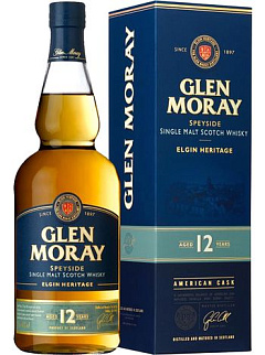 Виски Глен Морей 12 лет в тубусе 0,7 л
