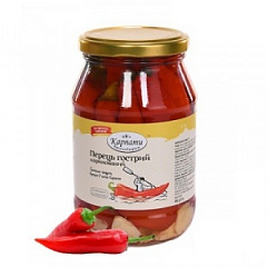 Перец острый маринованный Карпаты 450 г