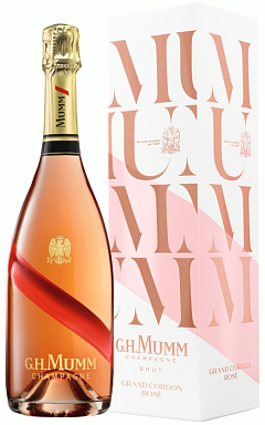  Шампанское Мумм Розе розовое брют 0,75л в подарочной коробке