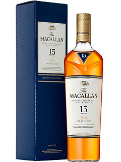 Виски Макаллан Дабл Каск 15 лет в подарочной коробке 0,7 л