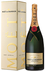  Шампанское Моет & Шандон Брют Империал 1,5л в подпрочной коробке