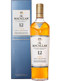 Виски Макаллан Трипл Каск 12 лет 0,7 л в подарочной коробке