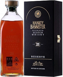 Виски Хэнки Баннистер 21 лет в подарочной коробке 0,7 л