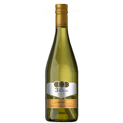  Вино Санта Рита Шардоне 3 Трес Медальяс белое сухое 0,75 л